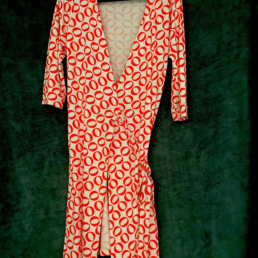 🔥DVF Wrap Dress, Size 12